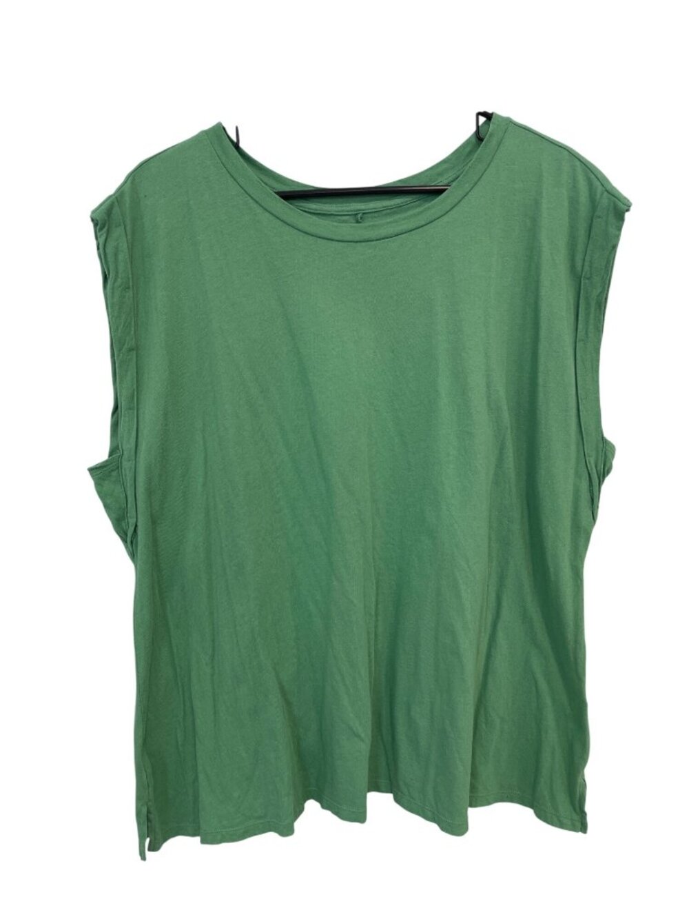 Ava & Viv Muscle Tee Plus Size 2X Relaxed Fit Sleeveless Cotton Everyday Wear